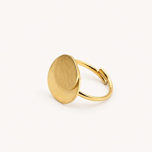 ÉCLIPSE – Bague dorée et ajustable
